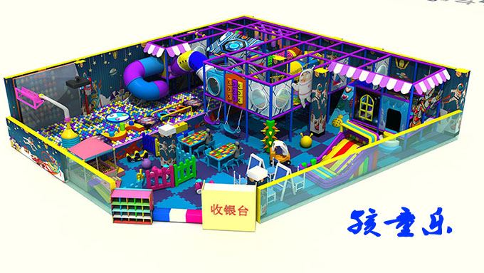 Jakie niegrzeczne urządzenia robią dzieci w hali w parku dziecięcym